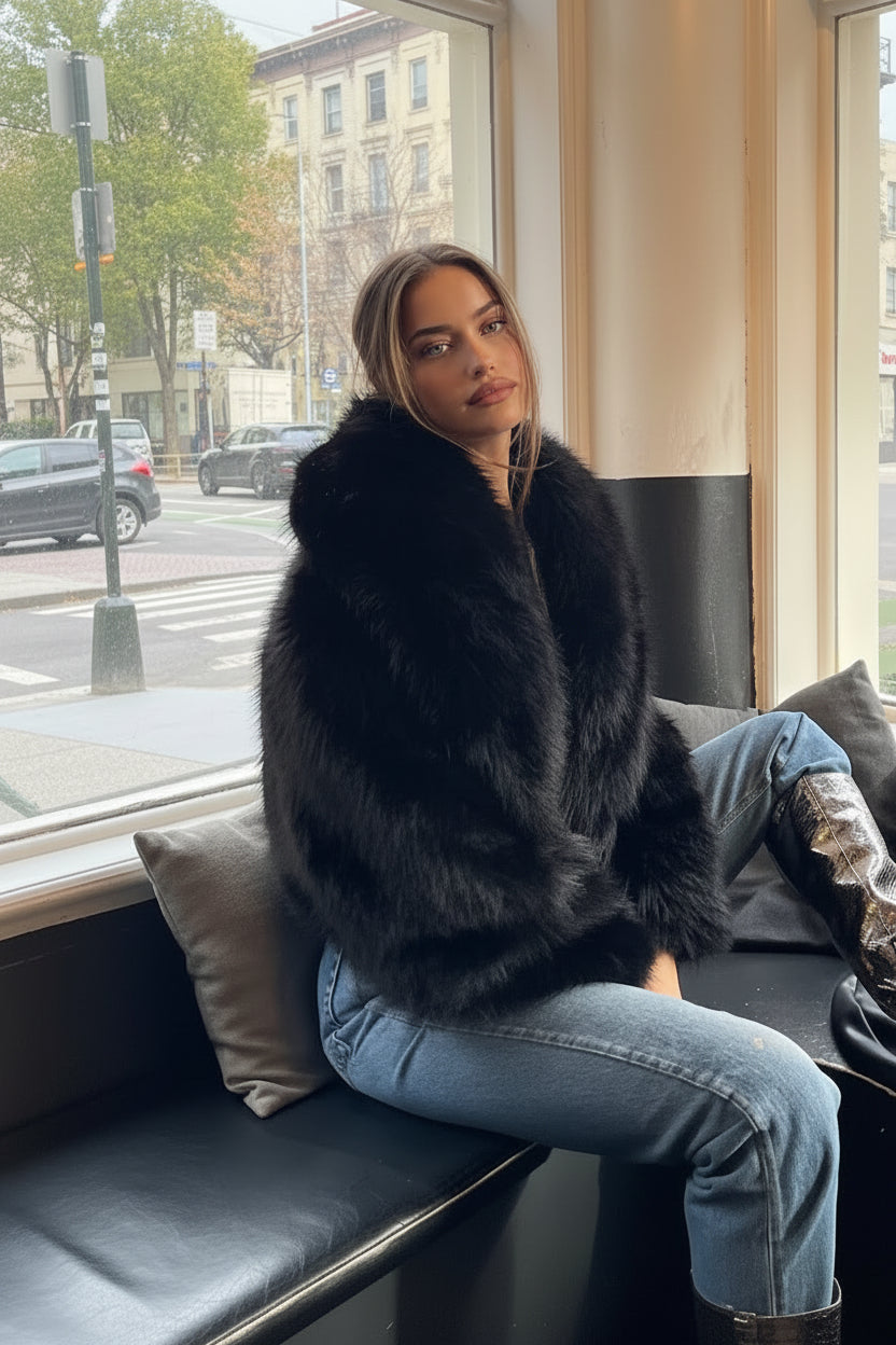 Women's Short Fur Coat