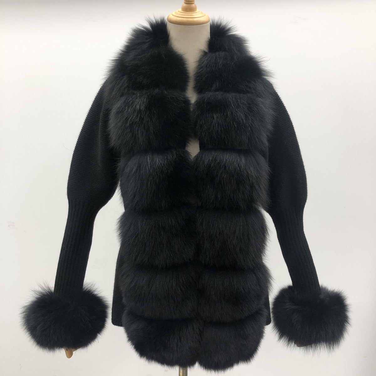Fox fur coat