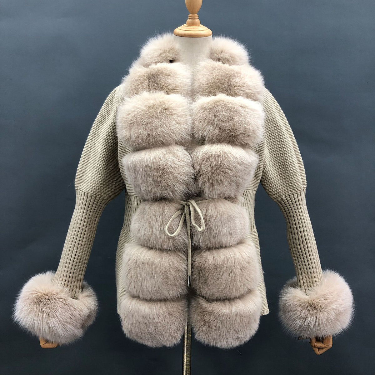 Fox fur coat