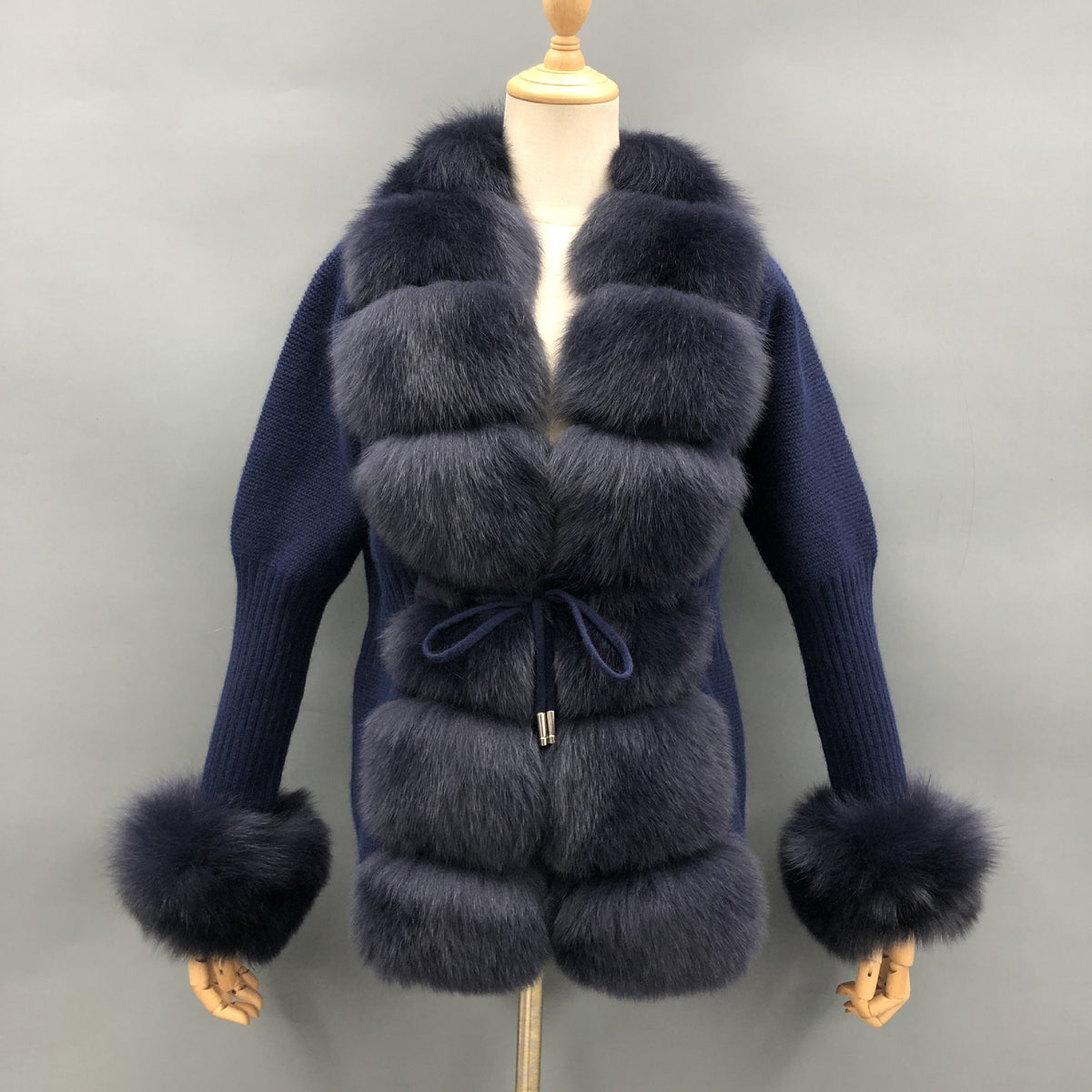 Fox fur coat