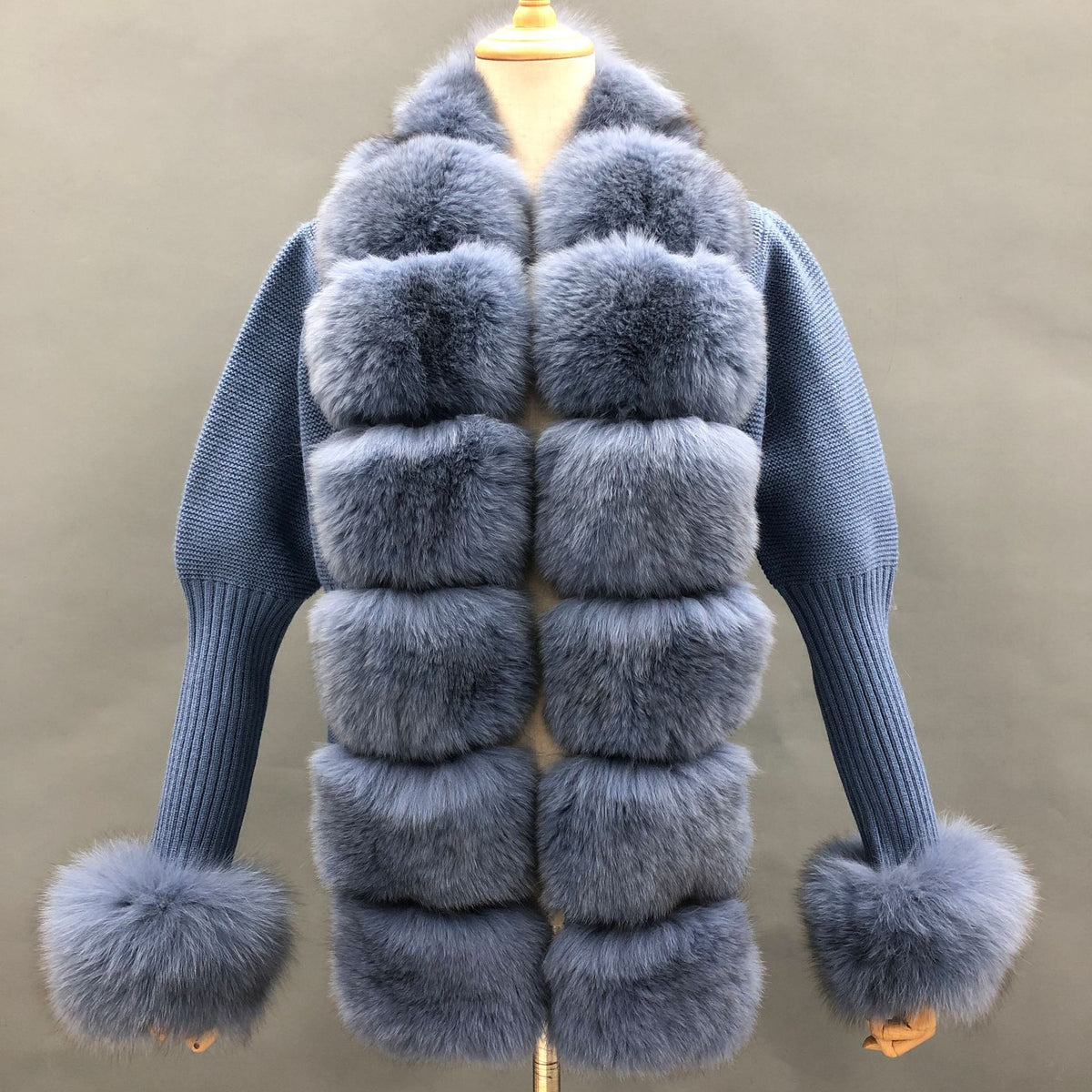 Fox fur coat