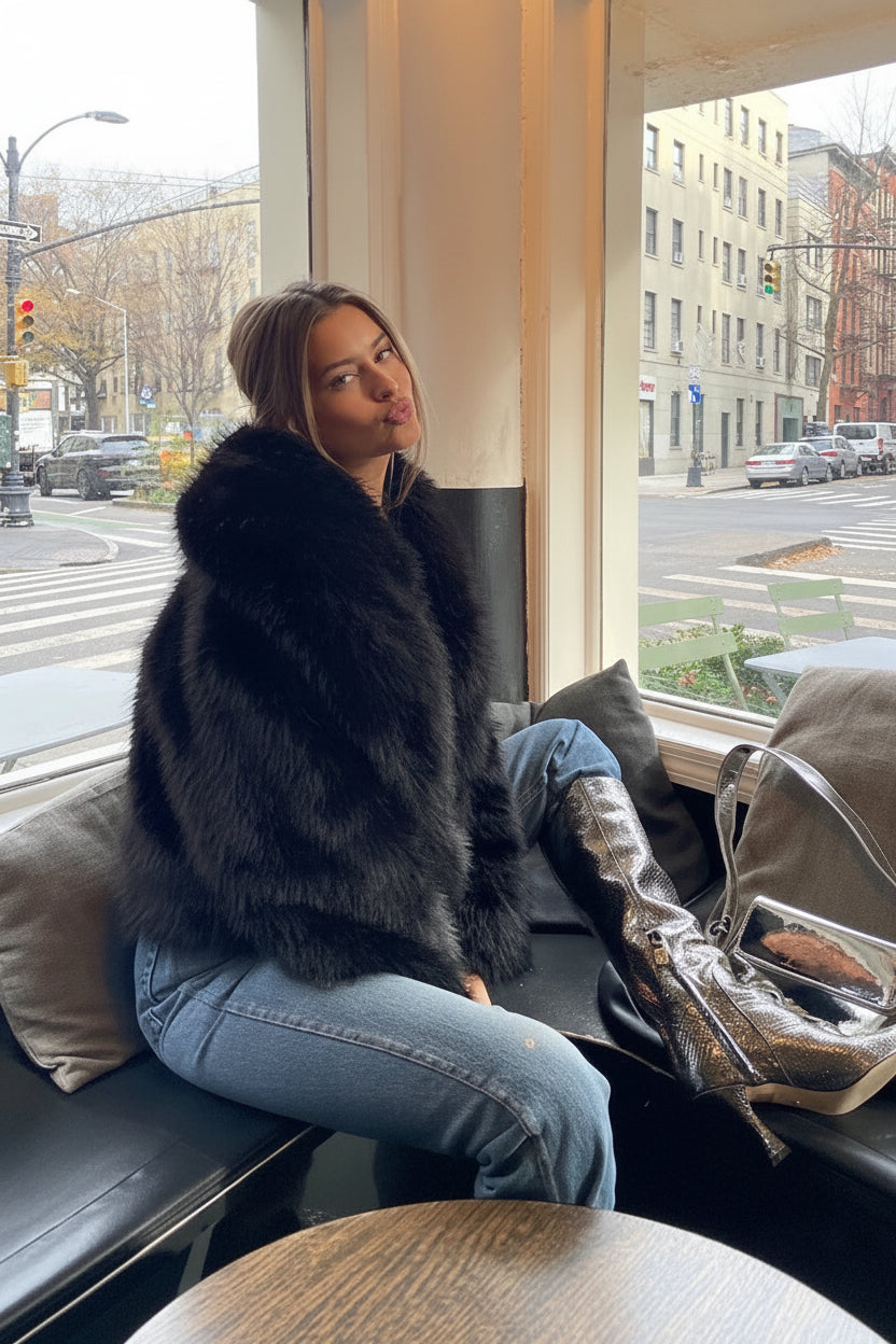 Women's Short Fur Coat