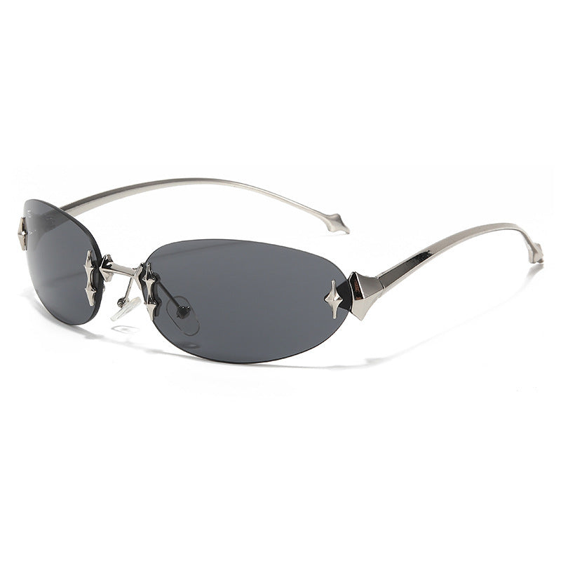 Frameless star and sun glasses