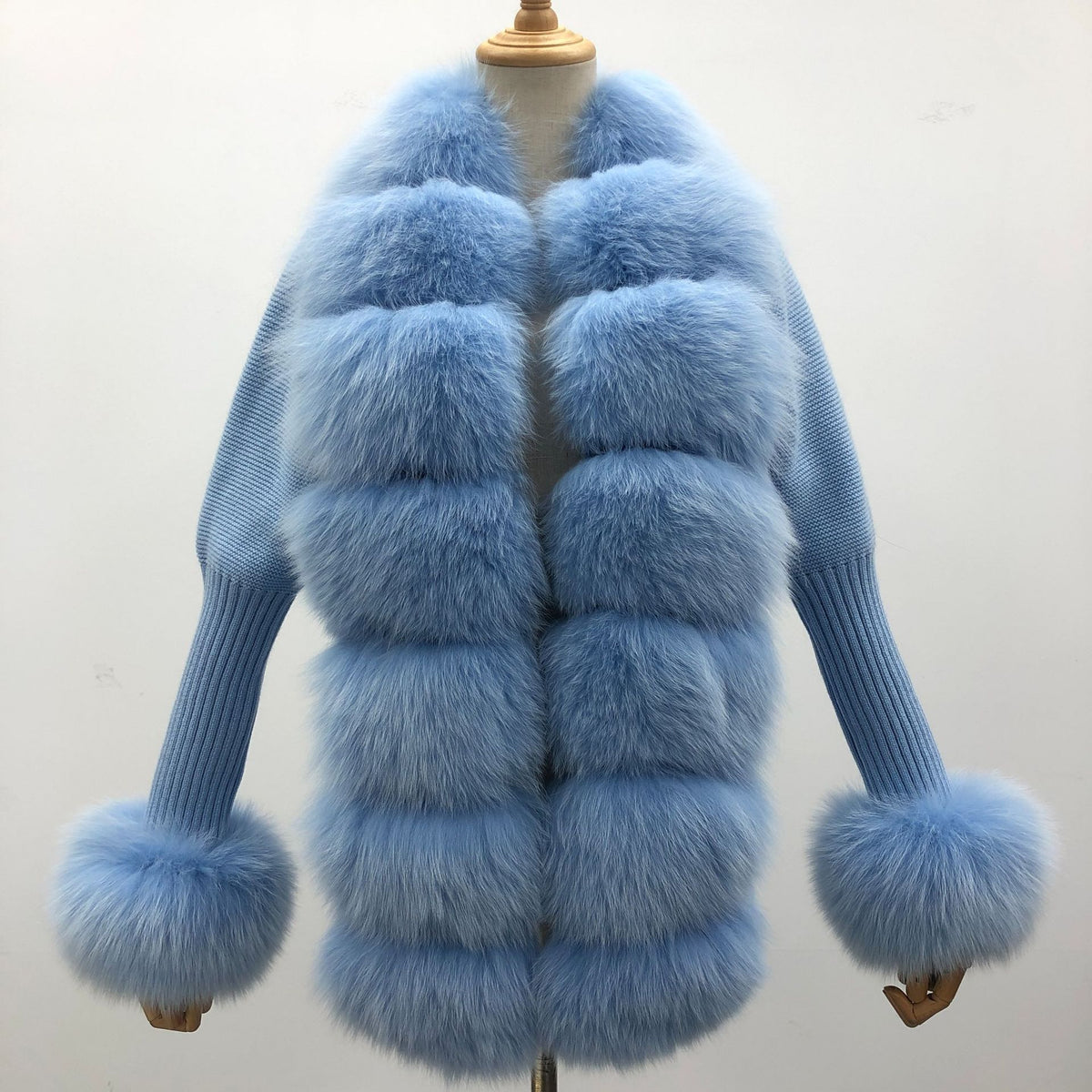 Fox fur coat