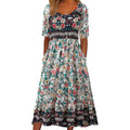 Floral Print Midi Dress