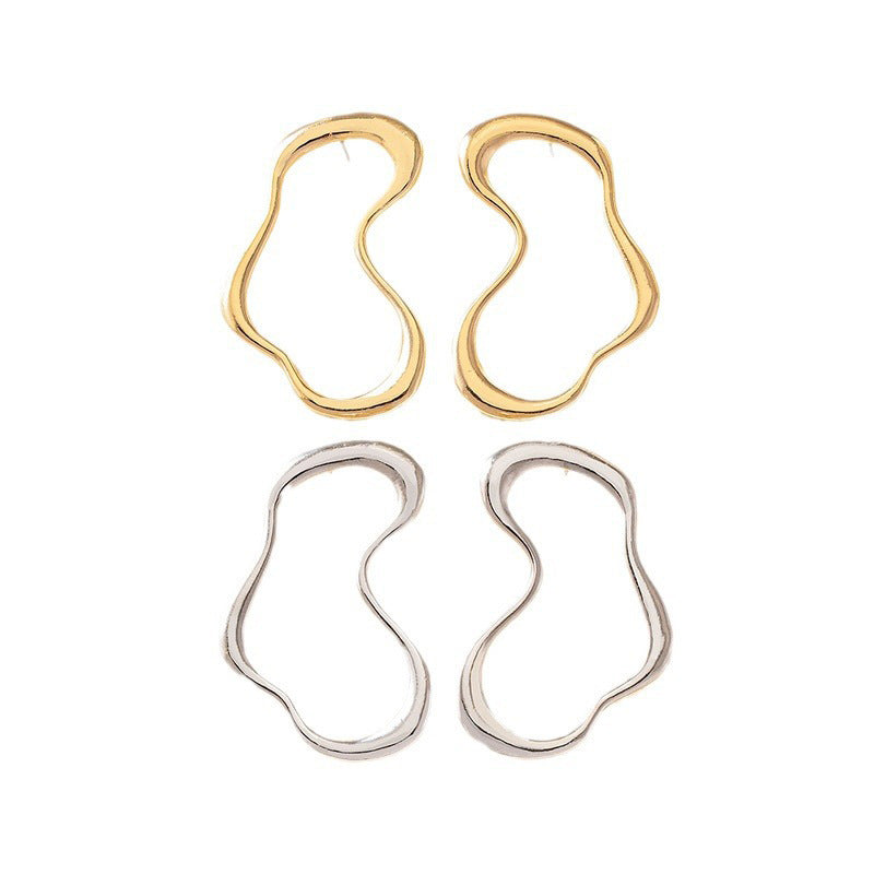 Geometric Minimalist Zinc Alloy Earrings