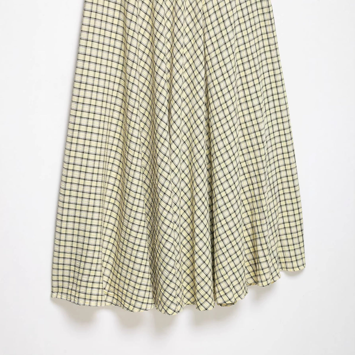 French Style Plaid Suspender Dress