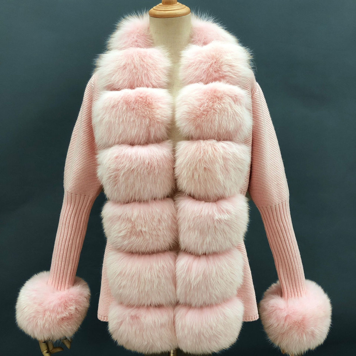 Fox fur coat