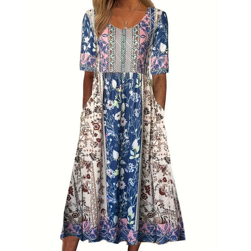 Floral Print Midi Dress