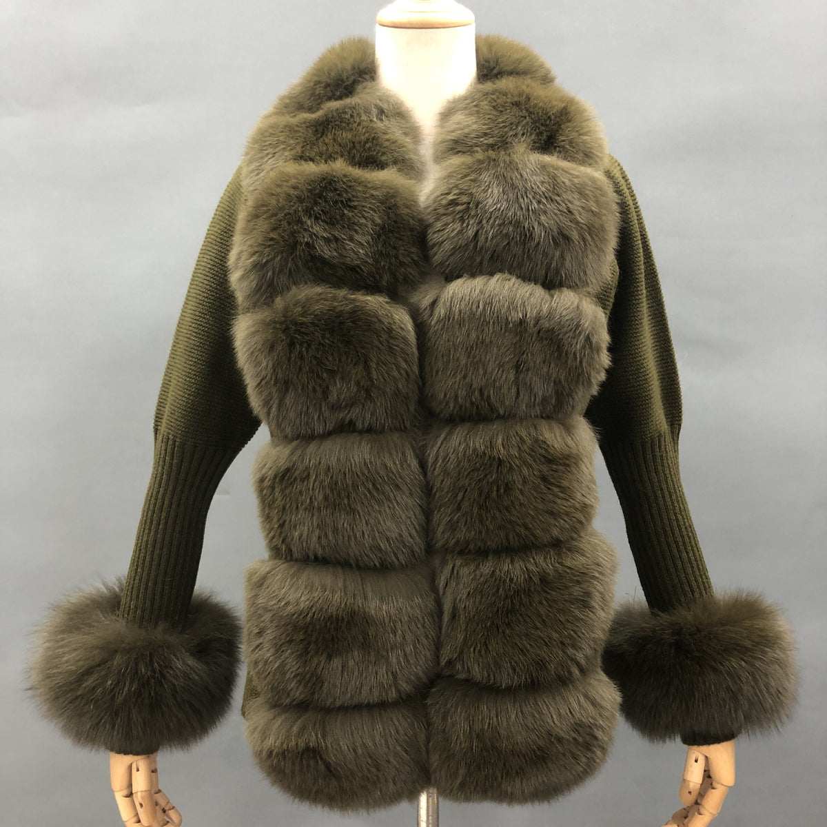 Fox fur coat