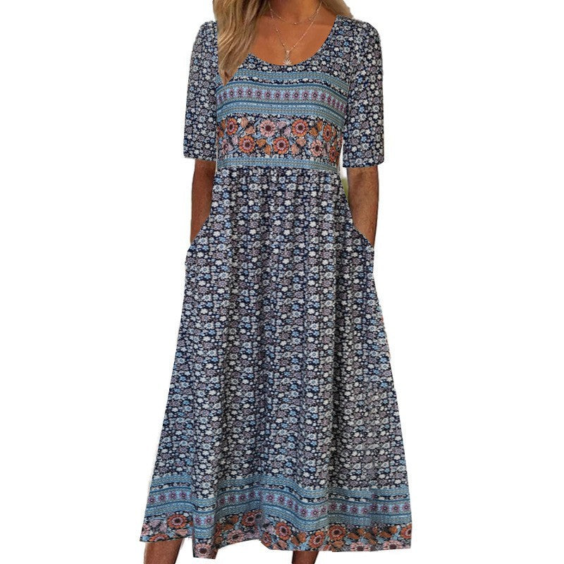 Floral Print Midi Dress